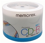 600 Pack Memorex White Inkjet CD-R (PH)